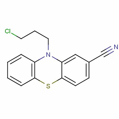 10-(3-Chloropropyl)-10h-phenothiazine-2-carbonitrile Structure,63457-22-7Structure