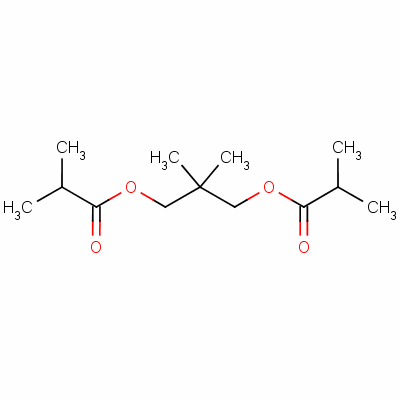 2,2-Dimethylpropane-1,3-diyl bisisobutyrate Structure,63512-34-5Structure