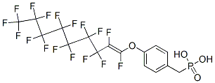 [[4-[(Heptadecafluorononenyl)oxy]phenyl]methyl]-phosphonic acid Structure,63513-12-2Structure