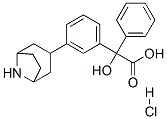 Benzeneacetic acid, α-hydroxy-α-phenyl-, (3-endo)-8-azabicyclo[3.2.1]oct-3-yl ester, hydrochloride Structure,63516-30-3Structure