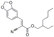 alpha-氰基-3,4-亚甲基二氧基肉桂酸-2-乙基己酯结构式_63524-66-3结构式