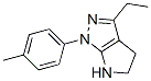 (9CI)-3-乙基-1,4,5,6-四氢-1-(4-甲基苯基)-吡咯并[2,3-c]吡唑结构式_635285-88-0结构式