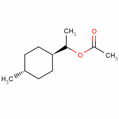 Trans-alpha,4-dimethylcyclohexylmethyl acetate Structure,63573-88-6Structure