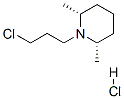 Cis-1-(3-chloropropyl)-2,6-dimethyl-piperidin hydrochloride Structure,63645-17-0Structure