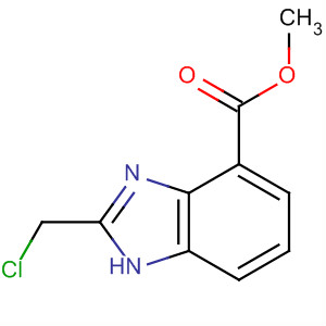 Methyl 2-(chloromethyl)-1h-benzodimidazole-7-carboxylate Structure,636574-35-1Structure