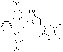 5’-O-(4,4’-dimethoxytrityl)-5-bromo-2’-deoxyuridine Structure,63660-21-9Structure