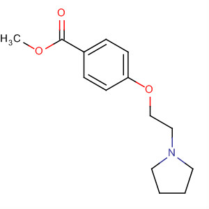 Methyl 4-(2-(pyrrolidin-1-yl)ethoxy)benzoate Structure,63675-89-8Structure