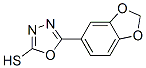 5-Benzo[1,3]dioxol-5-yl-[1,3,4]oxadiazole-2-thiol Structure,63698-52-2Structure