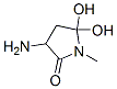 (9ci)-3-氨基-5,5-二羟基-1-甲基-2-吡咯烷酮结构式_637019-99-9结构式