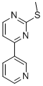 2-Methylthio-4-pyridin-3-yl-pyrimidine Structure,637354-24-6Structure