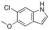 6-Chloro-5-methoxy-1h-indole Structure,63762-72-1Structure