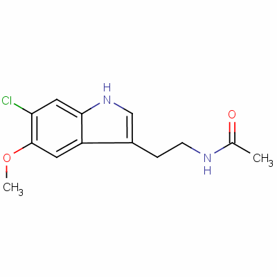 6-氯褪黑素结构式_63762-74-3结构式