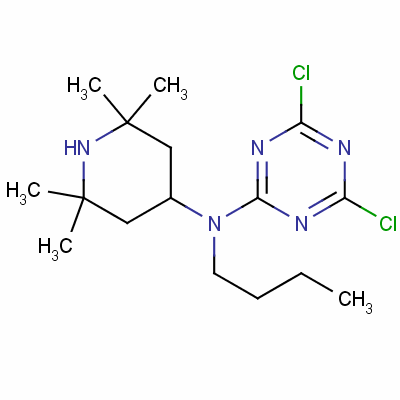 N-butyl-4,6-dichloro-n-(2,2,6,6-tetramethyl-4-piperidyl)-1,3,5-triazin-2-amine Structure,63812-63-5Structure