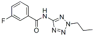 Benzamide, 3-fluoro-n-(2-propyl-2h-tetrazol-5-yl)-(9ci) Structure,638146-40-4Structure