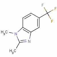 1,2-Dimethyl-5-(trifluoromethyl)-1h-benzimidazole Structure,63815-72-5Structure