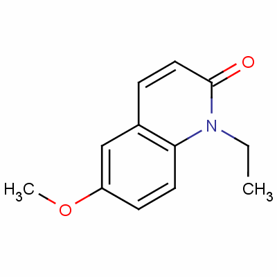 1-Ethyl-6-methoxy-2-quinolone Structure,63816-12-6Structure