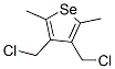 3,4-Bis(chloromethyl)-2,5-dimethylselenophene Structure,63822-24-2Structure