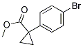 Methyl 1-(4-bromophenyl)cyclopropanecarboxylate Structure,638220-35-6Structure