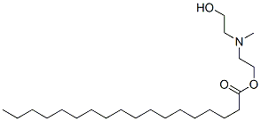 Octadecanoic acid 2-[(2-hydroxyethyl)methylamino]ethyl ester Structure,63833-72-7Structure