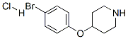 4-(4-Bromo-phenoxy)-piperidine hydrochloride Structure,63843-58-3Structure