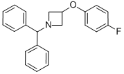 1-Benzhydryl-3-(4-fluorophenoxy)azetidine Structure,63843-76-5Structure