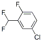 5-Chloro-2-fluoro-1-(difluoromethyl)benzene Structure,63878-72-8Structure