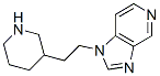 1-[2-(3-哌啶)乙基]-1H-咪唑并[4,5-c]吡啶结构式_63907-27-7结构式