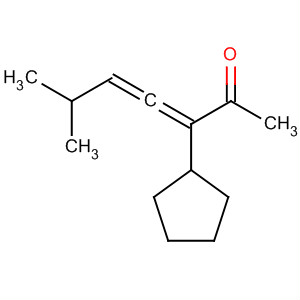 3-Cyclopentyl-6-methyl-3,4-heptadien-2-one Structure,63922-50-9Structure