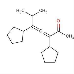 3,5-Dicyclopentyl-6-methyl-3,4-heptadien-2-one Structure,63922-51-0Structure