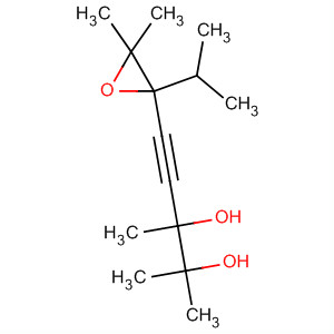 5-(3,3-Dimethyl-2-isopropyloxiranyl)-2,3-dimethyl-4-pentyne-2,3-diol Structure,63922-53-2Structure