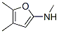 n,4,5-三甲基-2-呋喃胺结构式_639465-51-3结构式