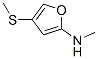 2-Furanamine, n-methyl-4-(methylthio)- Structure,639465-56-8Structure