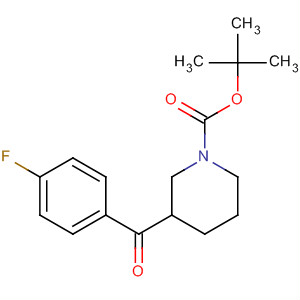 3-(4-Fluorobenzoyl)piperidine-1-carboxylic acid tert-butyl ester Structure,639468-31-8Structure