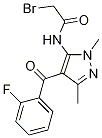 2-Bromo-n-[4-(2-fluorobenzoyl)-1,3-dimethyl-1h-pyrazol-5-yl]-acetamide Structure,63960-69-0Structure