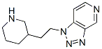 1-[2-(Piperidin-3-yl)ethyl ]-1h-1,2,3-triazolo[4,5-c]pyridine Structure,63978-70-1Structure