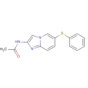 N-(6-phenylsulfanyl-imidazo[1,2-a]pyridin-2-yl)-acetamide Structure,64064-28-4Structure