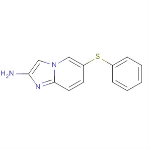 6-(苯基硫代)-咪唑并[1,2-a]吡啶-2-胺结构式_64064-29-5结构式