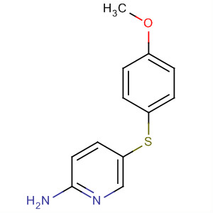 5-[(4-Methoxyphenyl)thio]-2-pyridinamine Structure,64064-34-2Structure