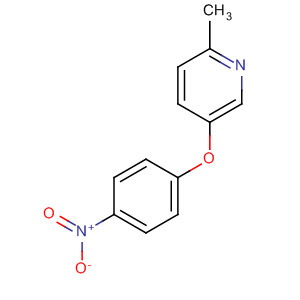 2-Methyl-5-(4-nitrophenoxy)pyridine Structure,64064-63-7Structure