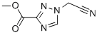 1H-1,2,4-triazole-3-carboxylicacid,1-(cyanomethyl)-,methylester(9ci) Structure,64074-25-5Structure