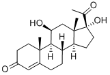 11Beta,17alpha-dihydroxy-4-pregnene-3,2 Structure,641-77-0Structure