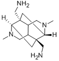 Octahydro-2,6-dimethyl-3,8:4,7-dimethano-2,6-naphthyridine-4,8-dimethanamine Structure,64119-93-3Structure