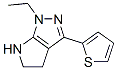 (9CI)-1-乙基-1,4,5,6-四氢-3-(2-噻吩)-吡咯并[2,3-c]吡唑结构式_641584-69-2结构式