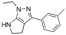 (9CI)-1-乙基-1,4,5,6-四氢-3-(3-甲基苯基)-吡咯并[2,3-c]吡唑结构式_641586-42-7结构式