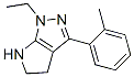 Pyrrolo[2,3-c]pyrazole, 1-ethyl-1,4,5,6-tetrahydro-3-(2-methylphenyl)- (9ci) Structure,641586-55-2Structure