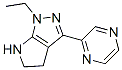 (9CI)-1-乙基-1,4,5,6-四氢-3-吡嗪-吡咯并[2,3-c]吡唑结构式_641587-16-8结构式