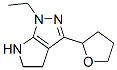 (9CI)-1-乙基-1,4,5,6-四氢-3-(四氢-2-呋喃)-吡咯并[2,3-c]吡唑结构式_641587-64-6结构式