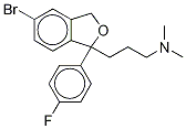 3-(5-溴-1-(4-氟苯基)-1,3-二氢异苯并呋喃-1-基)-N,N-二甲基丙烷-1-胺结构式_64169-39-7结构式