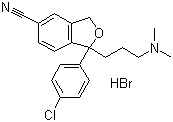 Chlorocitalopram hydrobromide Structure,64169-58-0Structure