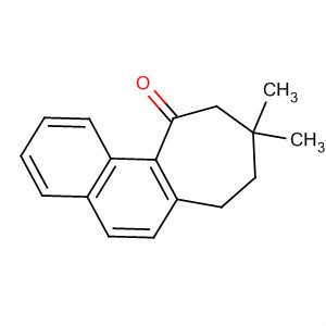 7,8,9,10-Tetrahydro-9,9-dimethyl-11h-cyclohepta[a]naphthalen-11-one Structure,64184-14-1Structure